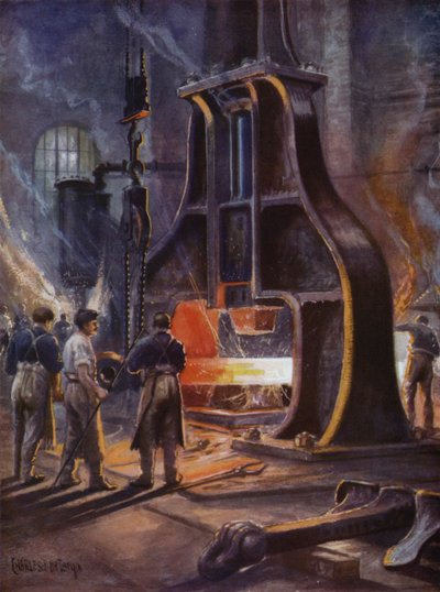 锻造锚 作者 莱西之后的查尔斯·约翰·德